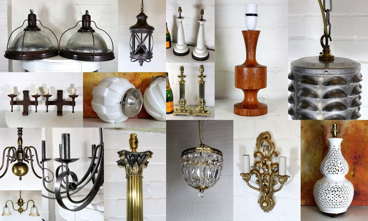 I love, Buy and Sell Vintage, Retro, Antique and Quality Lighting.