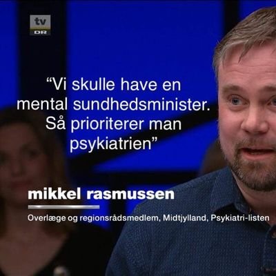 En værdig psykiatri for patienter, pårørende og medarbejdere. Medl. af Psykiatri-Listen. Næstformand i Dansk Psykiatrisk Selskab. 📩mikkel.rasmussen@gmail.com