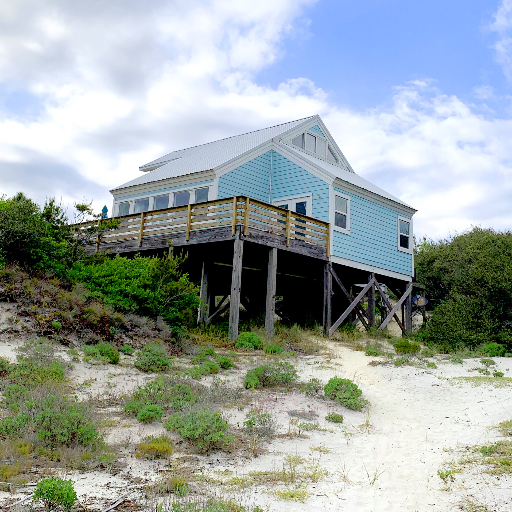 Seagrass Cottage is a dog friendly 3 bedroom, 2 bath home in Ft. Morgan near Gulf Shores AL. The house sleeps 8 and is about 200 steps from the Gulf of Mexico.