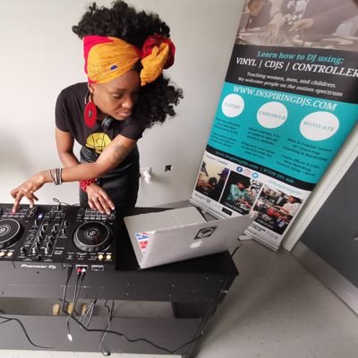 #FemaleDJ #DJTeacher International #SkateDJ ⛸️💃

Teaching DJs with differing abilities how to DJ.  Book us for your on/offline events. All genres covered 🎶