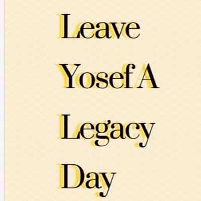Leave Yosef A Legacy Day April 27, 2019 (10-3) Sponsored by: Service & Leadership RLC Register: https://t.co/QEm1AVBGqt