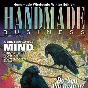 The monthly handmade business magazine. For over 35 years our mission has been to equip handmade artists and retailers for financial success.