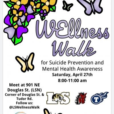 Lee's Summit Community event for promoting suicide prevention and mental health awareness. Join us on April 27th 2019 from 8am-11am @ 901 NE Douglas Rd (LSN)