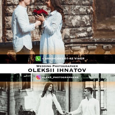 Меня зовут Алексей Игнатов, я свадебный и семейный фотограф!