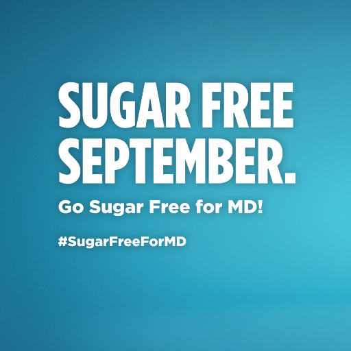 Join us for Sugar Free September in 2020!  Register your interest and take the challenge to give SWEET opportunities to kids living with Muscular Dystrophy