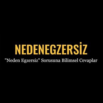 nedenegzersiz's profile picture. https://t.co/GBxX20mEPs
Neden Egzersiz? sorusuna bilimsel cevaplar
