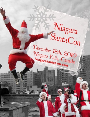 Santa takes over Niagara Falls, Canada on December 18th, 2010