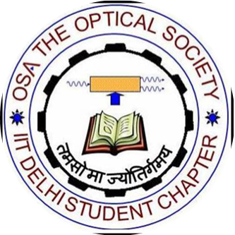 The official twitter handle of IIT Delhi student chapter of OSA-The Optical Society