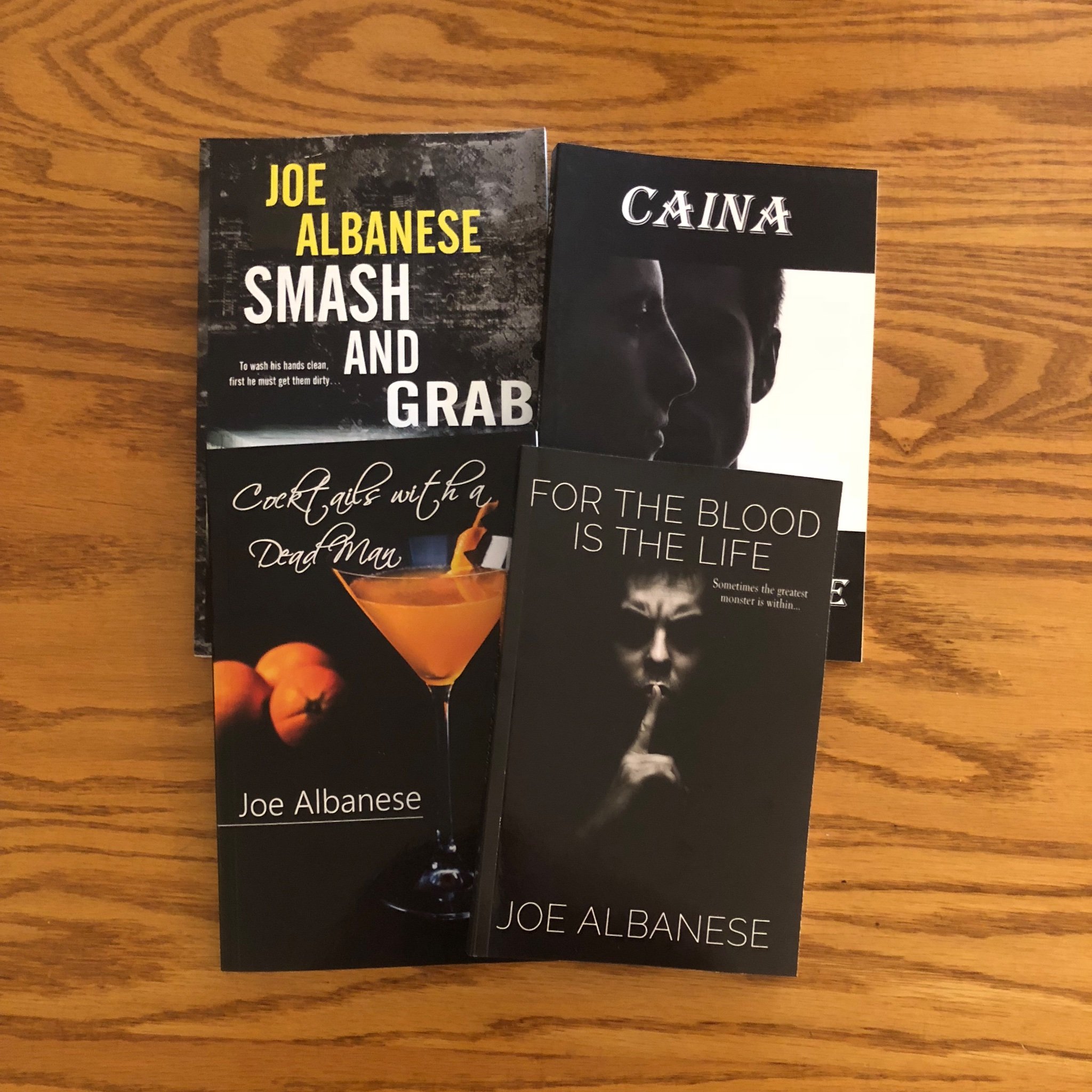 Writer—published in 12 countries. Books: Benevolent King, Caina, Smash and Grab, Candy Apple Red, For the Blood is the Life. Poetry: Cocktails with a Dead Man.