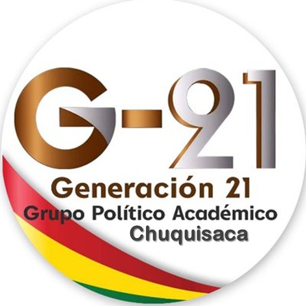 Generación 21 Chuquisaca es un grupo Político-académico que lucha por el Estado de derecho en Bolivia .