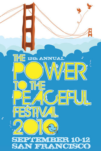 Power To The Peaceful Festival in Golden Gate Park, SF, CA 13 years! Music. Art. Action.