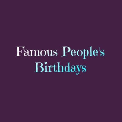 Posting daily about celebrities that were born. Turn on the notifications so you don’t miss any post. Contact us by our E-Mail: famouspeoplesb@gmail.com