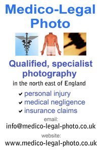 Qualified medical photographers in North East England for personal injury and medical negligence. For solicitors and their clients. Convenient home visits