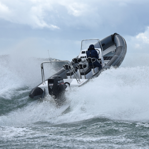 Designers and manufacturers of rigid inflatable boats (RIBs) 6.5 to 10m.