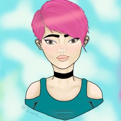 raven_sinners's profile picture. streams on twitch once in awhile 
artist name on Instagram peixez_