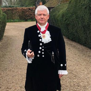 I’m Paul Barrett MBE and I’m honoured to be High Sheriff of Kent 2019/20