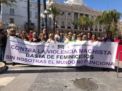 Marea Pensionistas de Cádiz en la lucha por las pensiones públicas