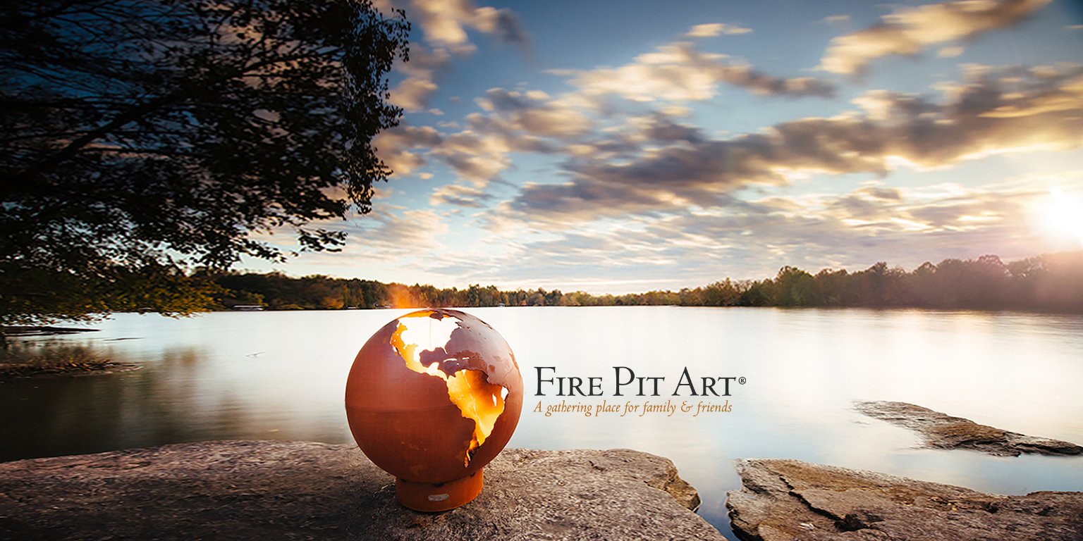 Fire Pit Art offers high quality handcrafted steel fire pits with unique designs to enhance any outdoor environment. Just add firewood, food and friends.