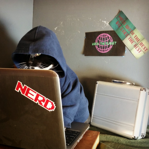 hook_s3c's profile picture. Security researcher, Problem solver. Lover of cats, hip hop, crypto-anarchist.
#cryptoanarchy:http://matrix.org 😎