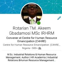 Rotarian TM. Akeem Gbadamosi(@AkeemGbada) 's Twitter Profile Photo