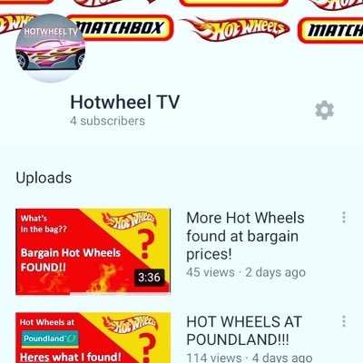 Hotwheel TV is a channel dedicated to unboxing of die cast 1/64 scale cars!