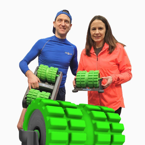 Noel Marshall (experienced inventor & former national middle distance athlete) put foam rolling on a stable base. Half Price Launch Offer Now Online.