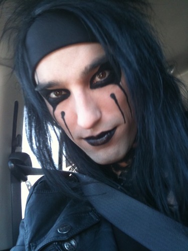 Hey! I'm the new epic drummer for Black Veil Brides, well his warpaint that is ;)