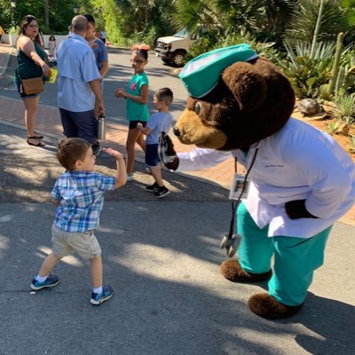 Dr. Ted E. Bear is one of the newest physicians at DHR specializing in Funology! Dr. Bear loves to attend events that promote health, fitness or education