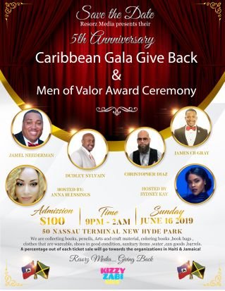 The Caribbean Gala give back was created in 2016 to give a helping hand to families in the Caribbean Diaspora and in the United states .
