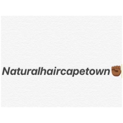 This page is to celebrate all the naturalistas in cape town and around SA. Let’s share tips,products & lengthchecks as we walk this journey together ❤️