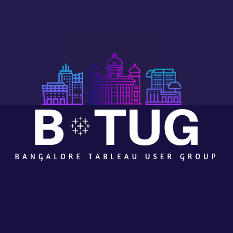 Connect with like-minded data rock stars at Bangalore Tableau User Group 📊
Leaders:  @mdivya516 👩🏼‍💻   |   @kizley 👨🏼‍💻   |   @NaveenBandla2 👨🏼‍💻