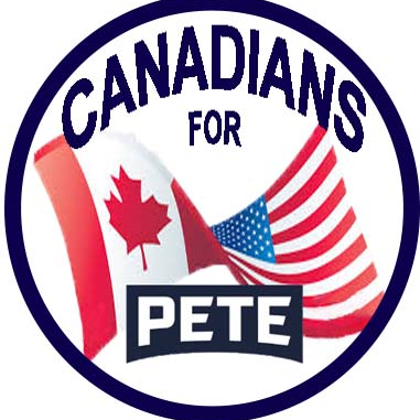 We don't have a vote, but we have a lot at stake! Neither Canada nor the US deserve what has happened to our relationship since January 2017. Pete brings hope!