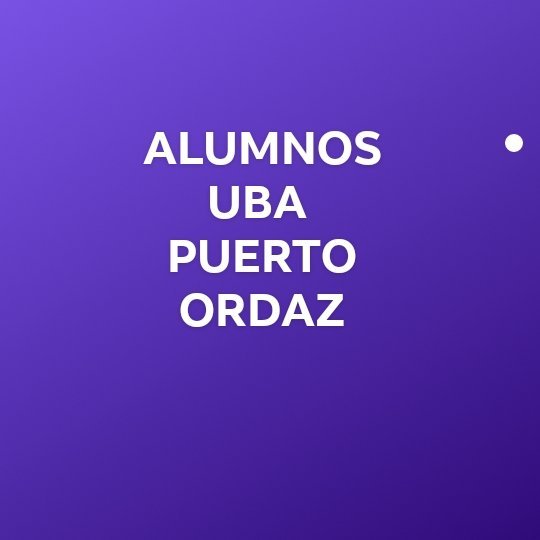 Esta es una cuenta de alumnos de la Universidad Bicentenaria de Aragua nucleo Puerto Ordaz para denunciar inconformidades con respecto a la univerdad