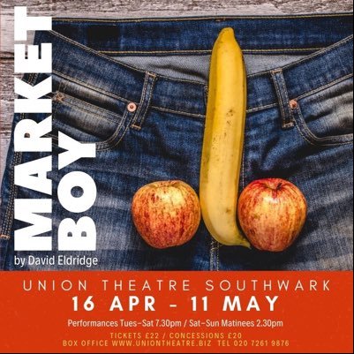 David Eldridge’s MARKET BOY in its first professional production since the premiere at The National Theatre in 2006. The market boy has a lot to learn.