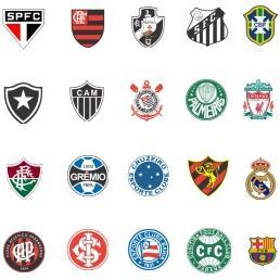 Gifs animados de escudos de escudos dos times de futebol brasileiros e internacionais.