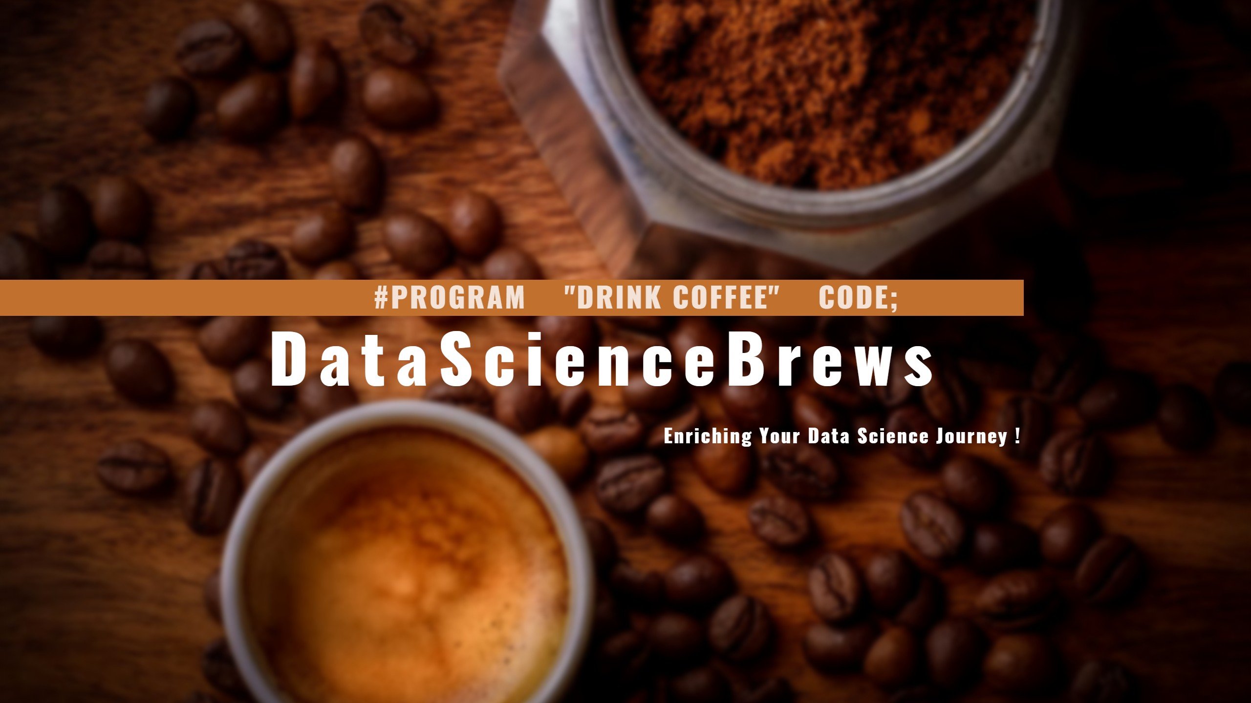 BrewsData's profile picture. DataScienceBrews is on a mission to enrich the Data Science Journey of folks who want to build a career in Data Science.