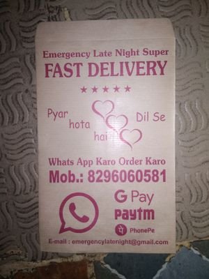 Emergency Late Night Super Fast Delivery in bangalore