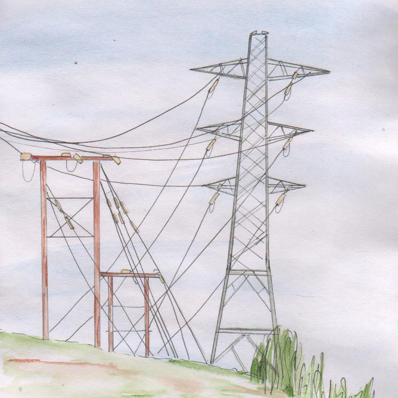 Likes sketching and trains, but not very good at sketching trains.