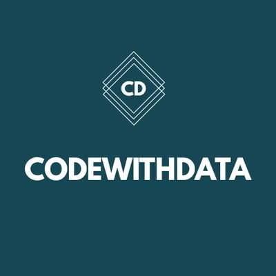 CodewithD's profile picture. Data Enthusiast |Founder of Codewithdata, a YouTube channel that  helps Data Science beginners and who want to pursue a promising career in Data Science.