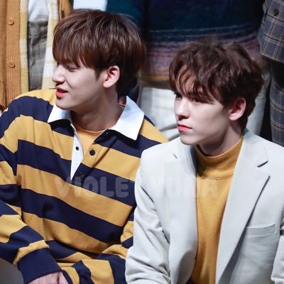 #VERNON: You’re right I’m better with post-convo damage control. I’m better with Mingyu when he cries