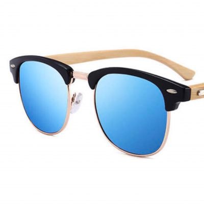 Check Out These New  Bamboo Men’s Women’s Retro Classic Wayf Style Sunglasses Very Limited Only 7 Left