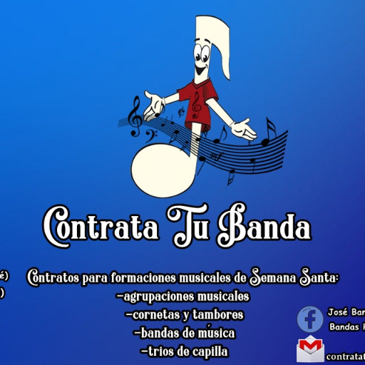 Contratos para formaciones musicales de Semana Santa:
-agrupaciones musicales
-cornetas y tambores
-bandas de música
-trios de capilla