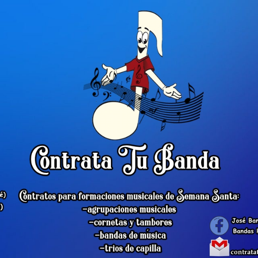 Contratos para formaciones musicales de Semana Santa: 
-agrupaciones musicales
-cornetas y tambores
-bandas de música
-trios de capilla