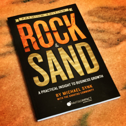Practical Insight to #BusinessGrowth - On Amazon - Simple, Visual Analogy of “Moving Rocks” & “Pushing Sand” - Owners, Executives & Entrepreneurs - #RockAndSand