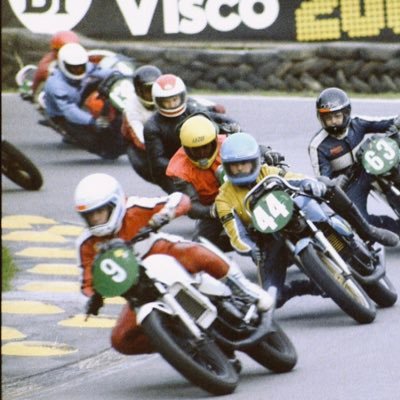 Jordan riding in BSB 1000 stock.Passion for two stroke classics