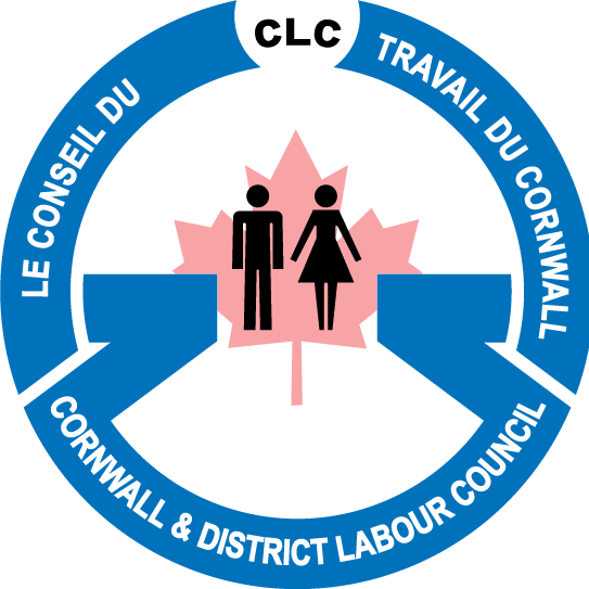 The Cornwall and District Labour Council represents affiliated public and private unions in SD&G and Prescott Russell.