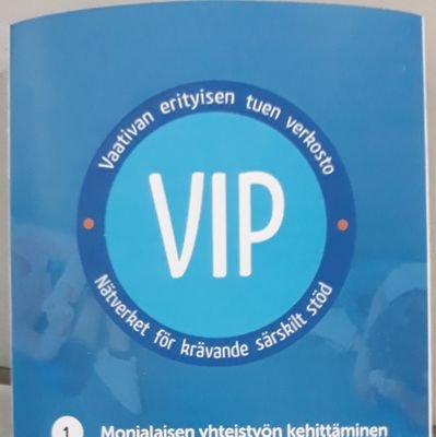VIPverkosto's profile picture. Vaativan erityisen tuen VIP-verkosto kokoaa sivistys-, sosiaali- ja terveystoimen sekä erikoissairaanhoidon väkeä kehittämään palveluita yhdessä.