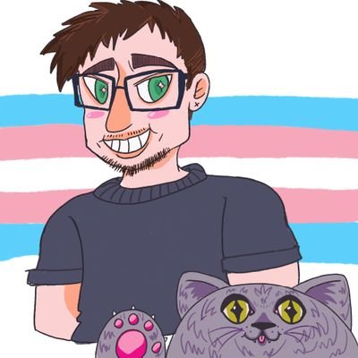 I'm a transman with a trans plan - share horror games with friends AND shine a light on positive LGBTQ+ representation in the medium. Welcome welcome 🤗