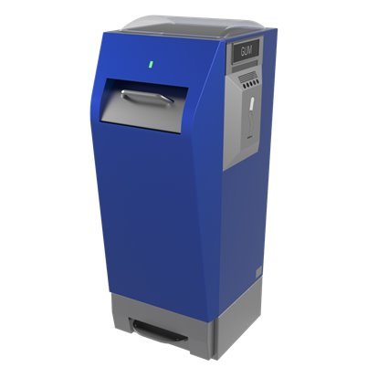 SolaPacta - solar compacting bin - reduces the number of collections required, indicates when full and powered by solar