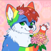 Tinka the Rainbow Fox (@Tinkafur) Twitter profile photo